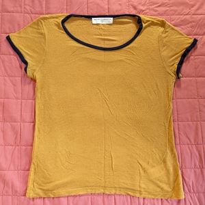 Project Social T + Urban Outfitters gold tee